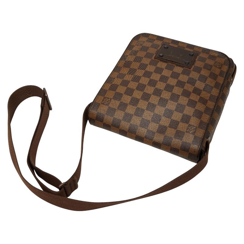Louis Vuitton Damier Brooklyn PM Brown Leather — view 4