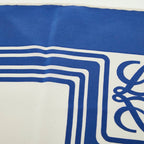 Loewe Anagram Ivory Blue Silk — view 3