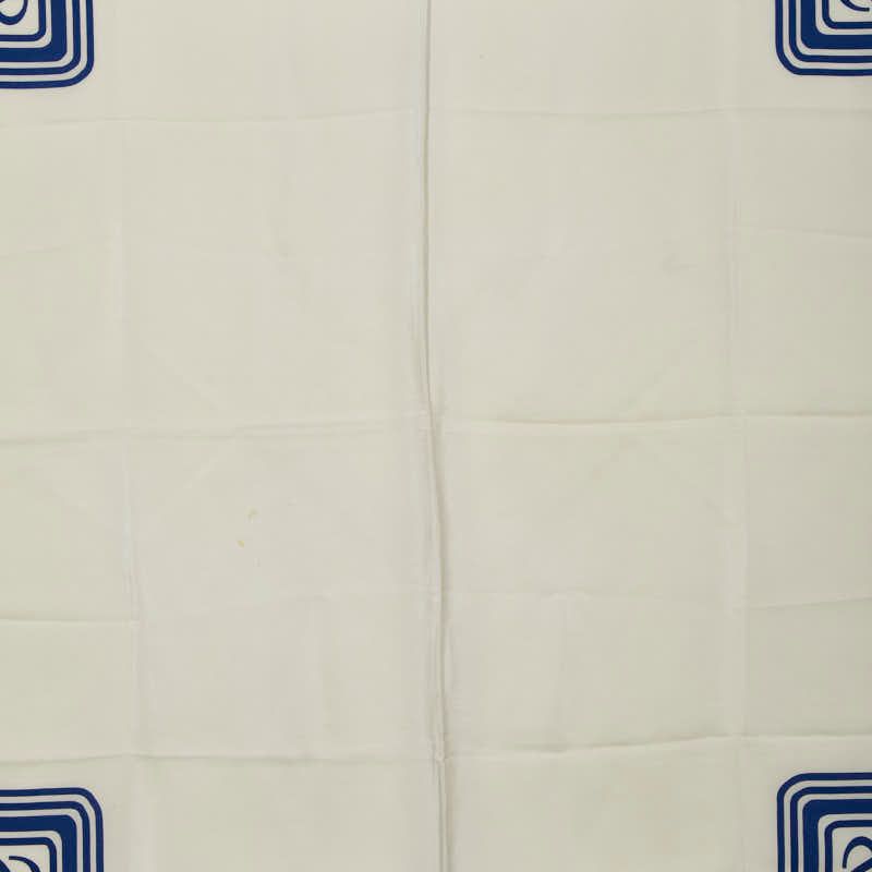 Loewe Anagram Ivory Blue Silk — view 2