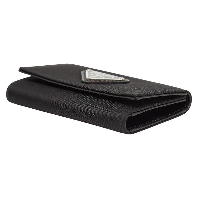 Prada 6 Key Case Black Nylon Holder — view 4