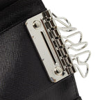 Prada 6 Key Case Black Nylon Holder — view 6