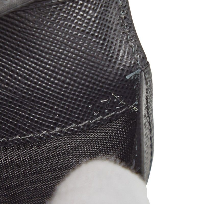 Prada 6 Key Case Black Nylon Holder — view 8