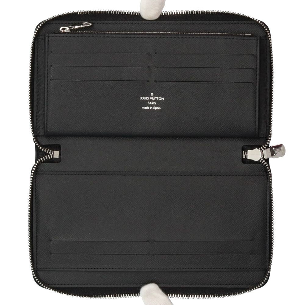 Louis Vuitton Zippy Organizer NM Damier Graphite Wallet Black Gray — view 6