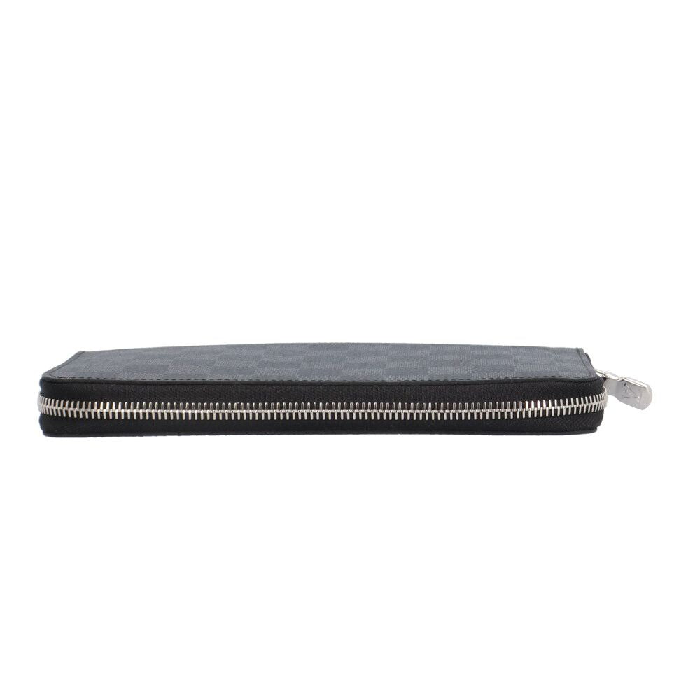 Louis Vuitton Zippy Organizer NM Damier Graphite Wallet Black Gray — view 5
