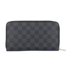 Louis Vuitton Zippy Organizer NM Damier Graphite Wallet Black Gray — view 2