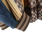 Louis Vuitton Silk Scarf Lining Quilted All Over Pattern Veneer Jacket — view 5