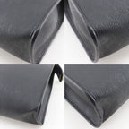 Dior Honeycomb Pattern Vintage Black Clutch — view 4
