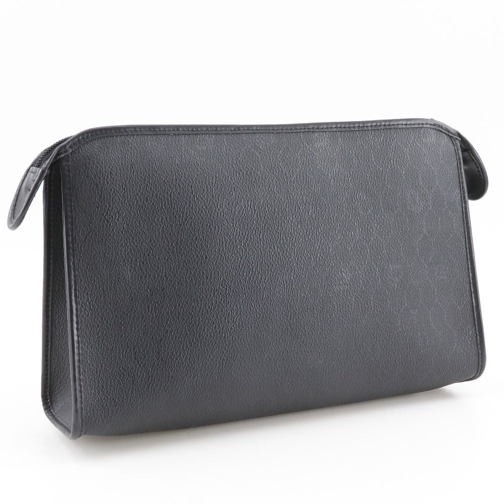Dior Honeycomb Pattern Vintage Black Clutch — view 3