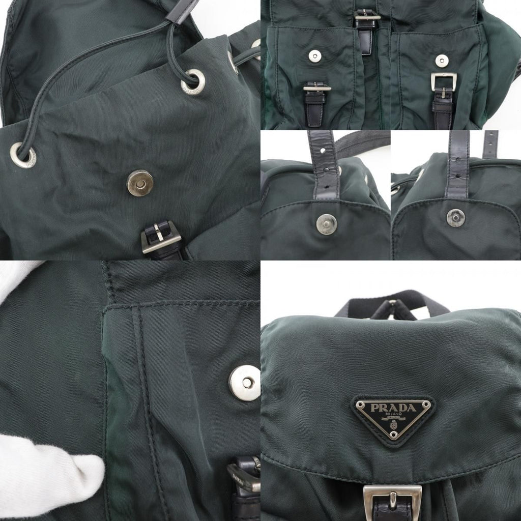 Prada Nylon Green Backpack — view 9