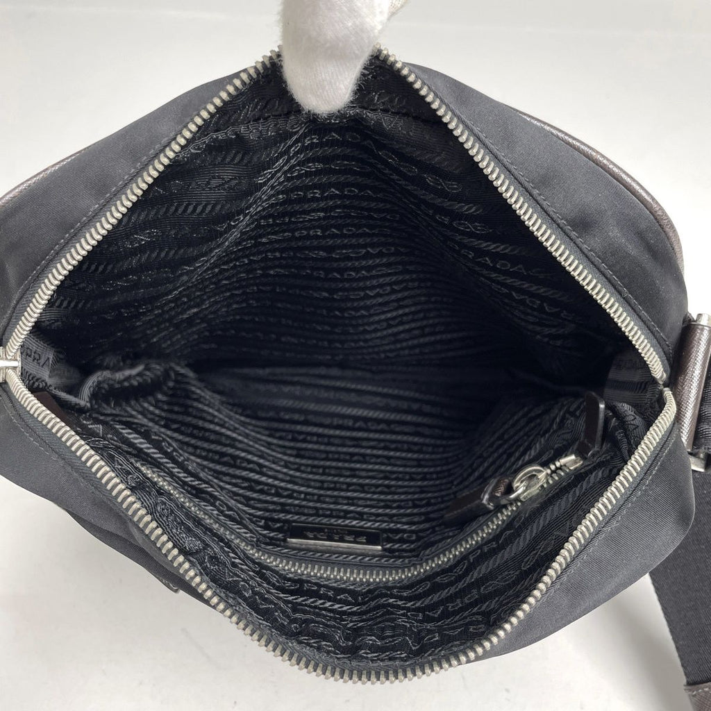 Prada Shoulder Bag Tessuto Nylon Nero — view 7