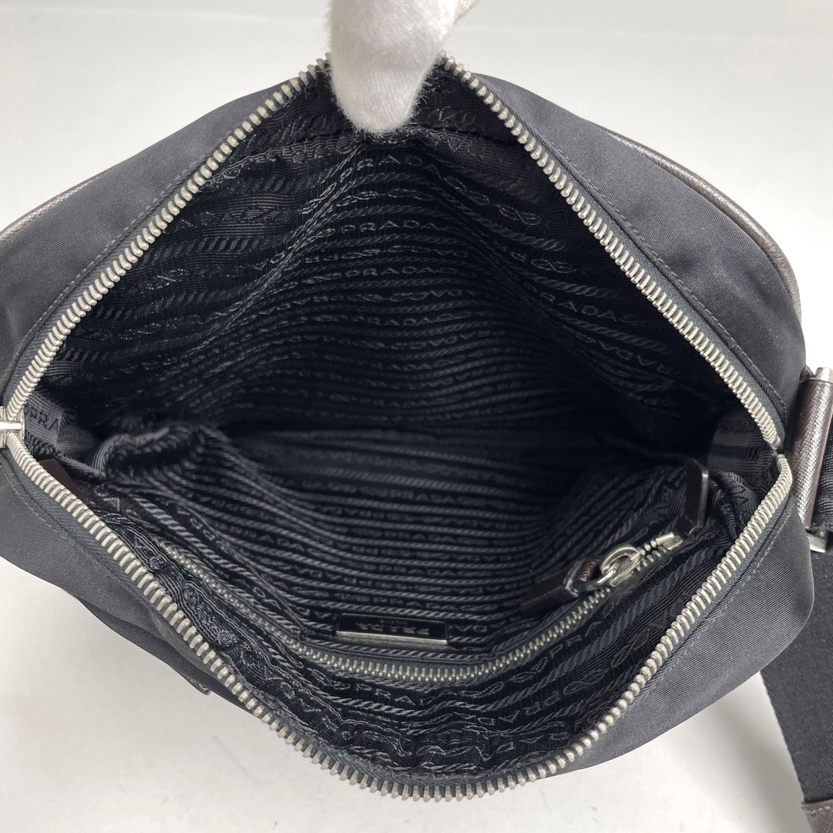 Prada Shoulder Bag Tessuto Nylon Nero — view 7
