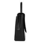 Chanel Mademoiselle Handbag CC Logo Caviar Leather Black — view 4