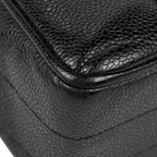 Chanel Mademoiselle Handbag CC Logo Caviar Leather Black — view 7