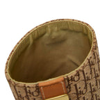 Dior Trotter Pen Stand Case Beige Brown Canvas Leather — view 5