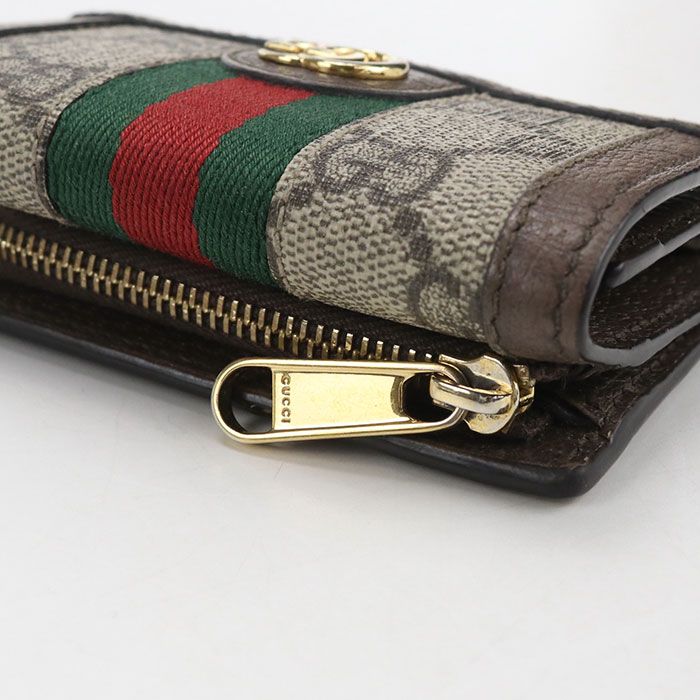Gucci Ophidia Trifold Wallet GG Supreme — view 8