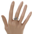Loewe Anagram Ring Silver
