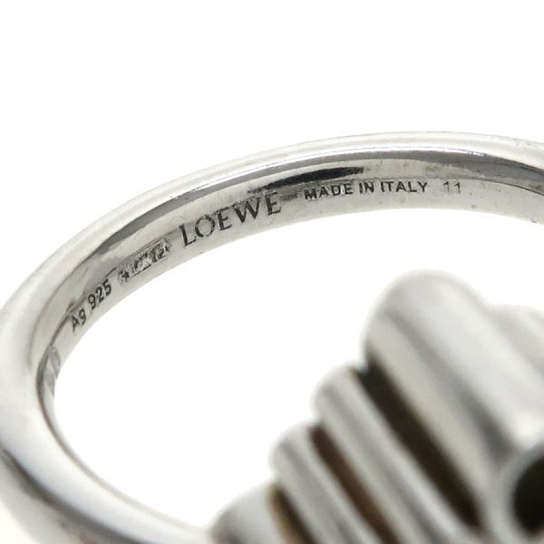 Loewe Anagram Ring Silver — view 7