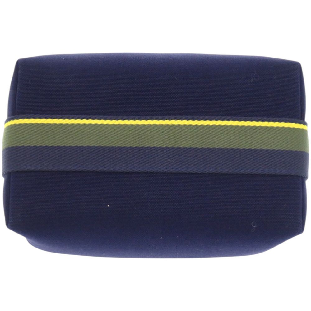 Hermes Bride a Brac PM Black Pavillon 04 Cotton Marine Navy Handbag — view 3