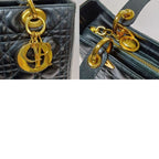 Dior Cannage Handbag Black — view 6
