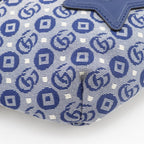 Gucci Star Children's Double Geometric Canvas Blue Kids Waist Bag — view 4
