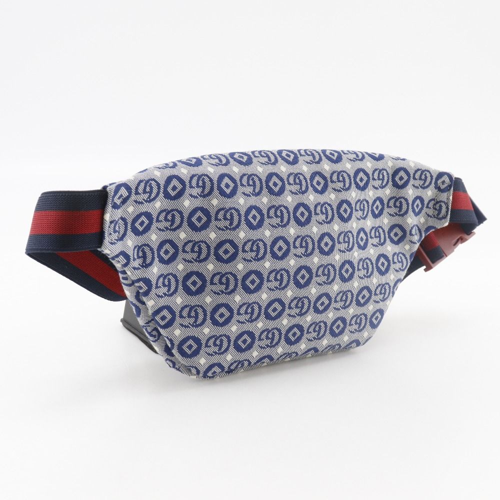 Gucci Star Children's Double Geometric Canvas Blue Kids Waist Bag — view 3