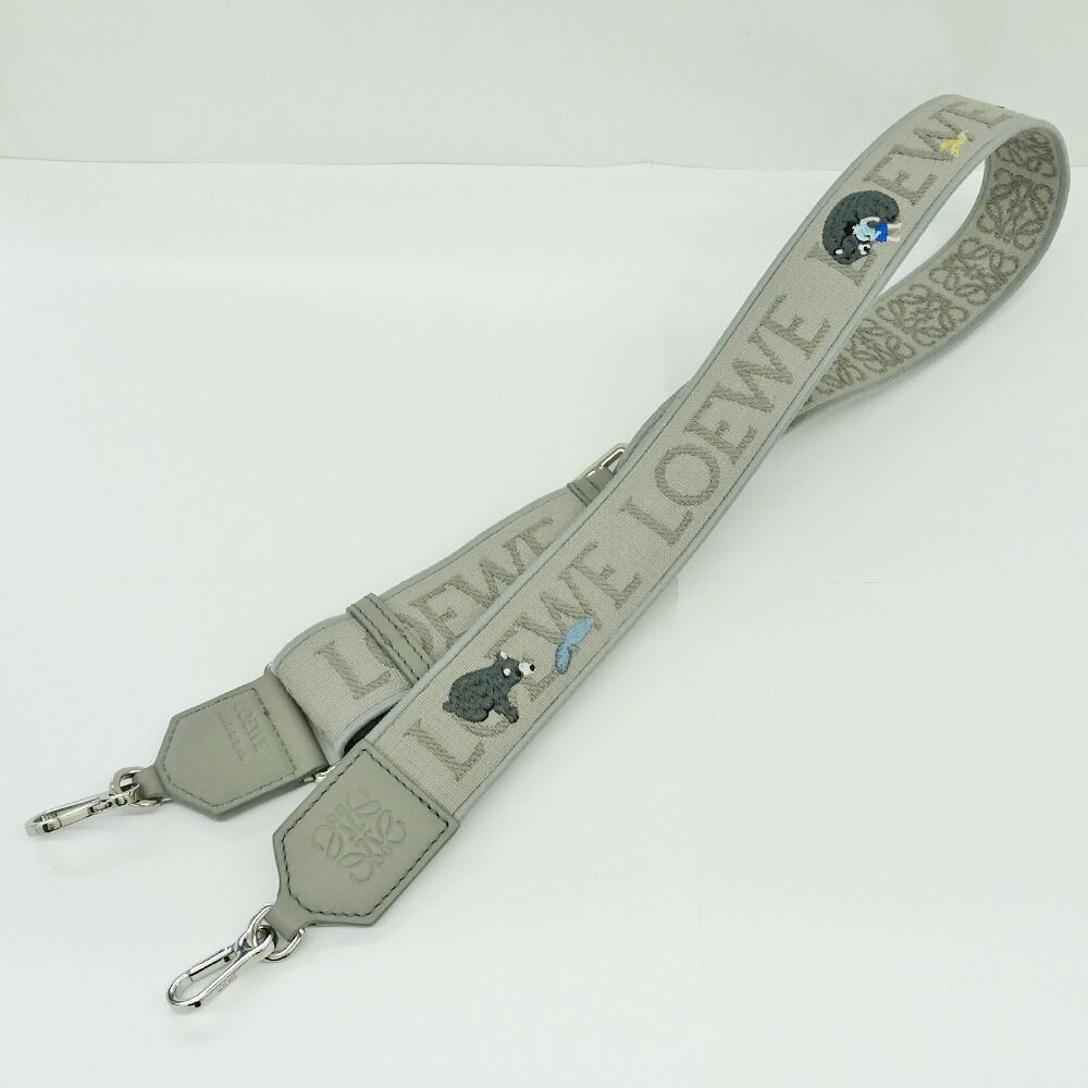 Loewe Shoulder Strap Suna Fujita Animal Anagram Gray — view 9