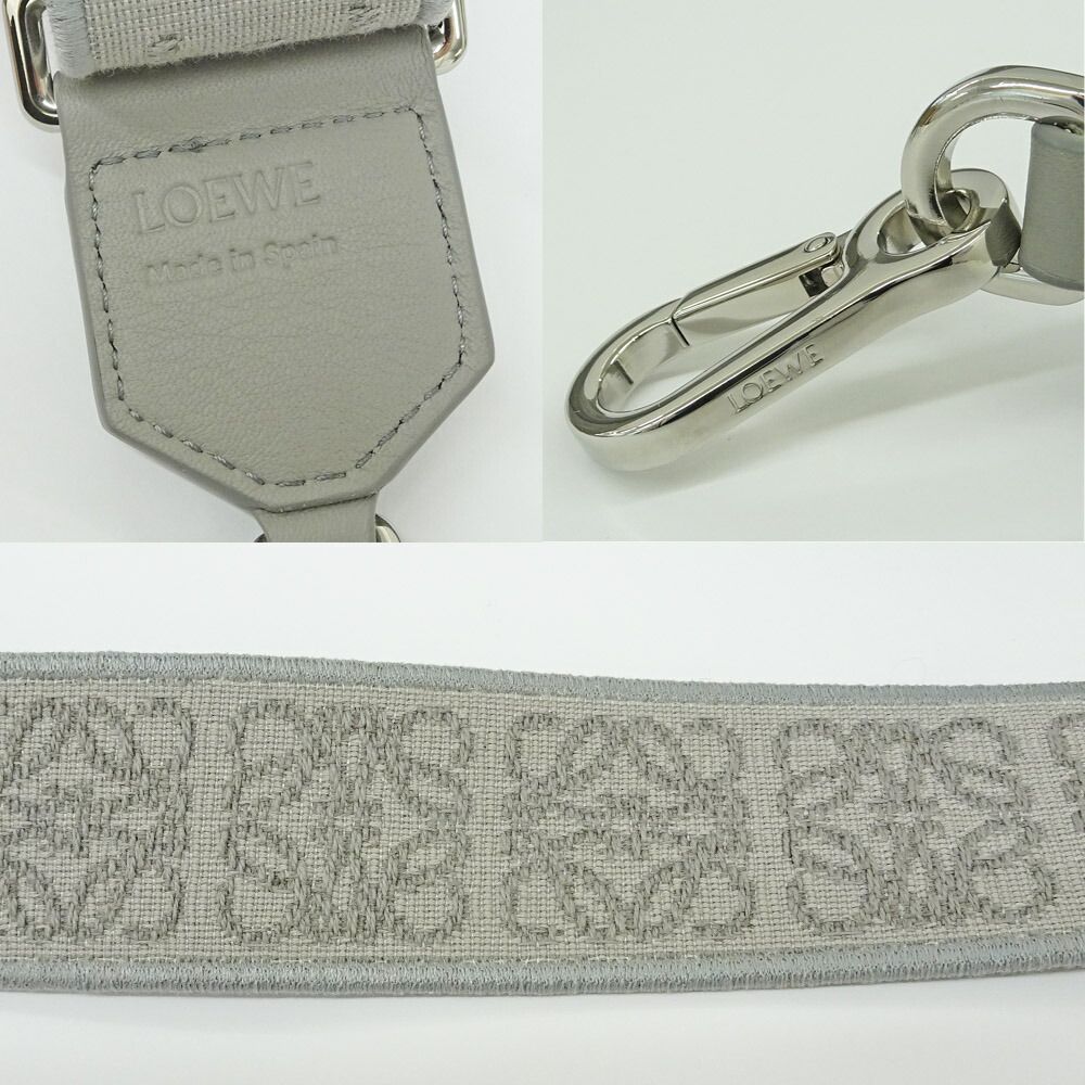 Loewe Shoulder Strap Suna Fujita Animal Anagram Gray — view 8