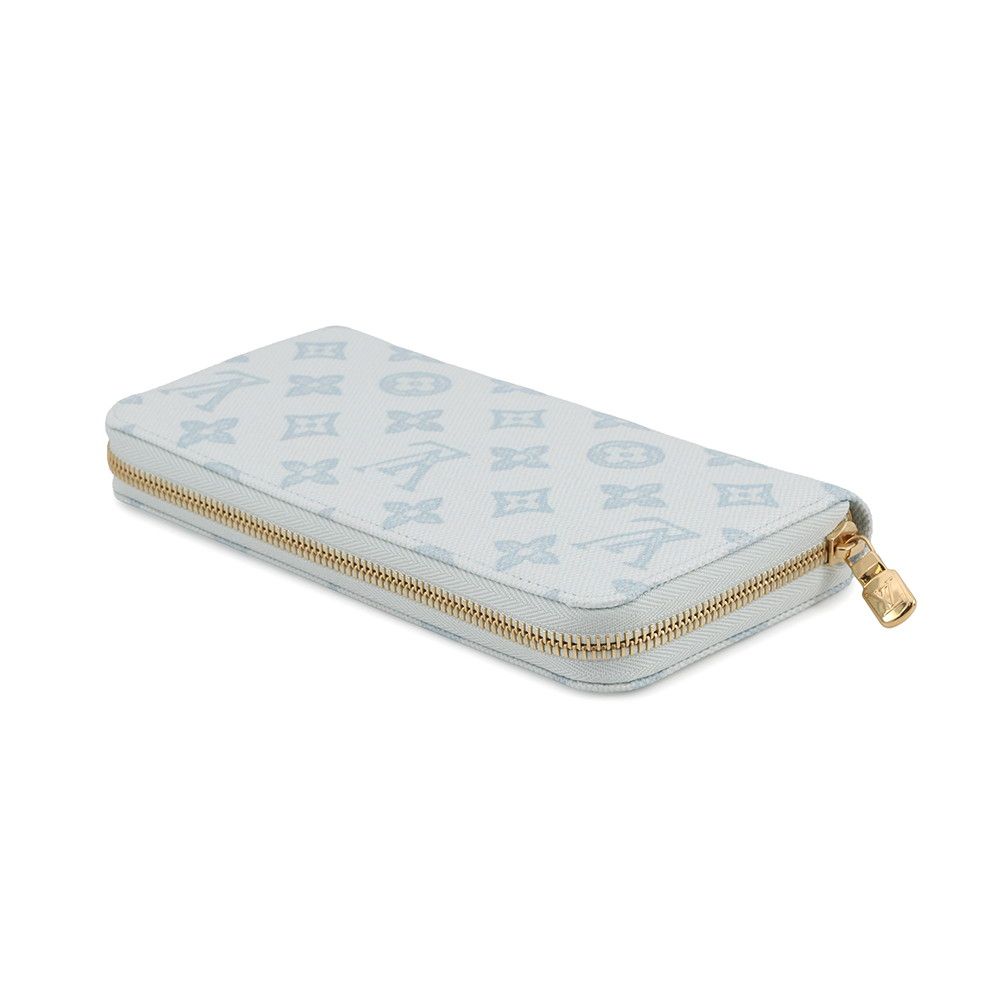 Louis Vuitton Wallet Monogram Origin Zippy Blue Courier — view 2