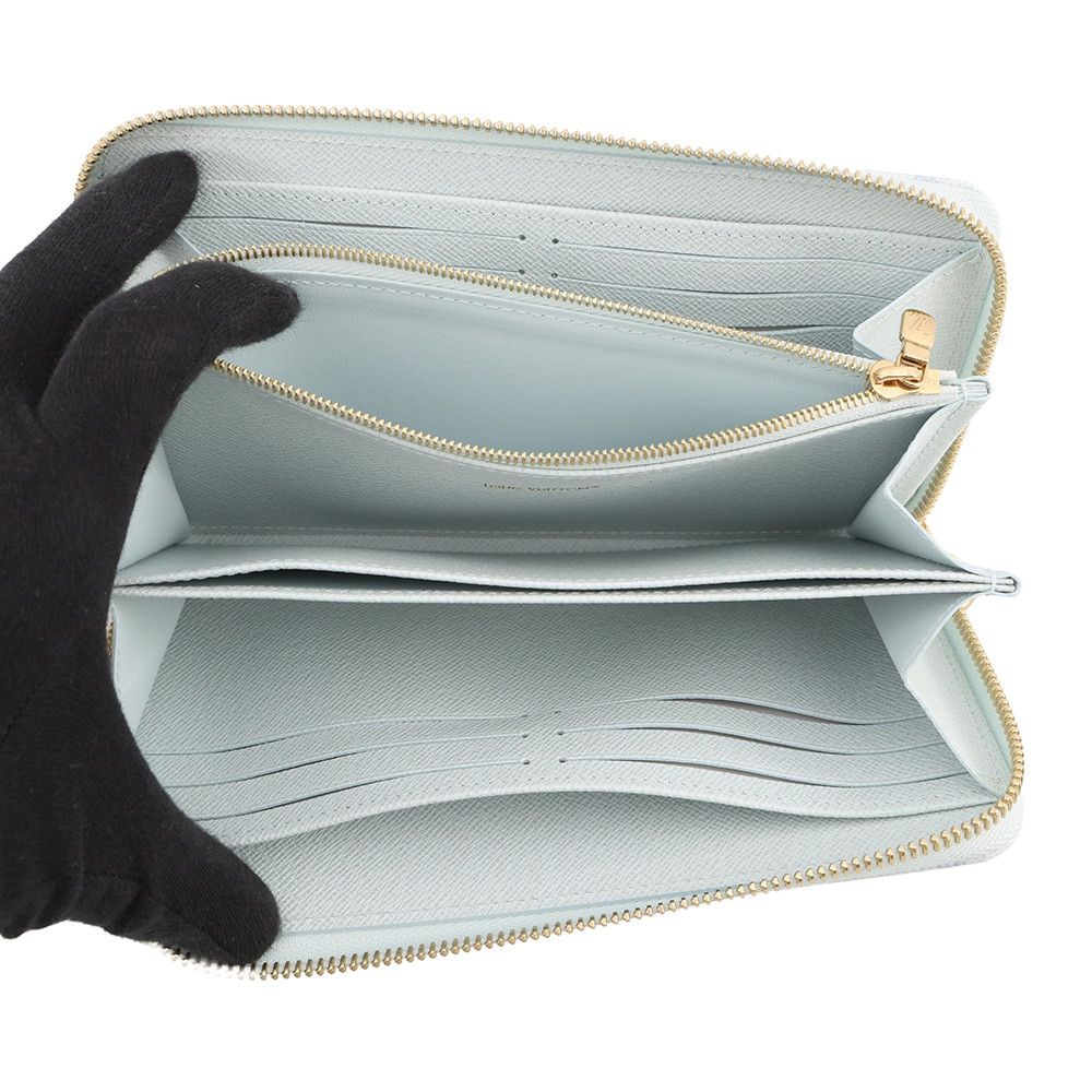 Louis Vuitton Wallet Monogram Origin Zippy Blue Courier — view 4