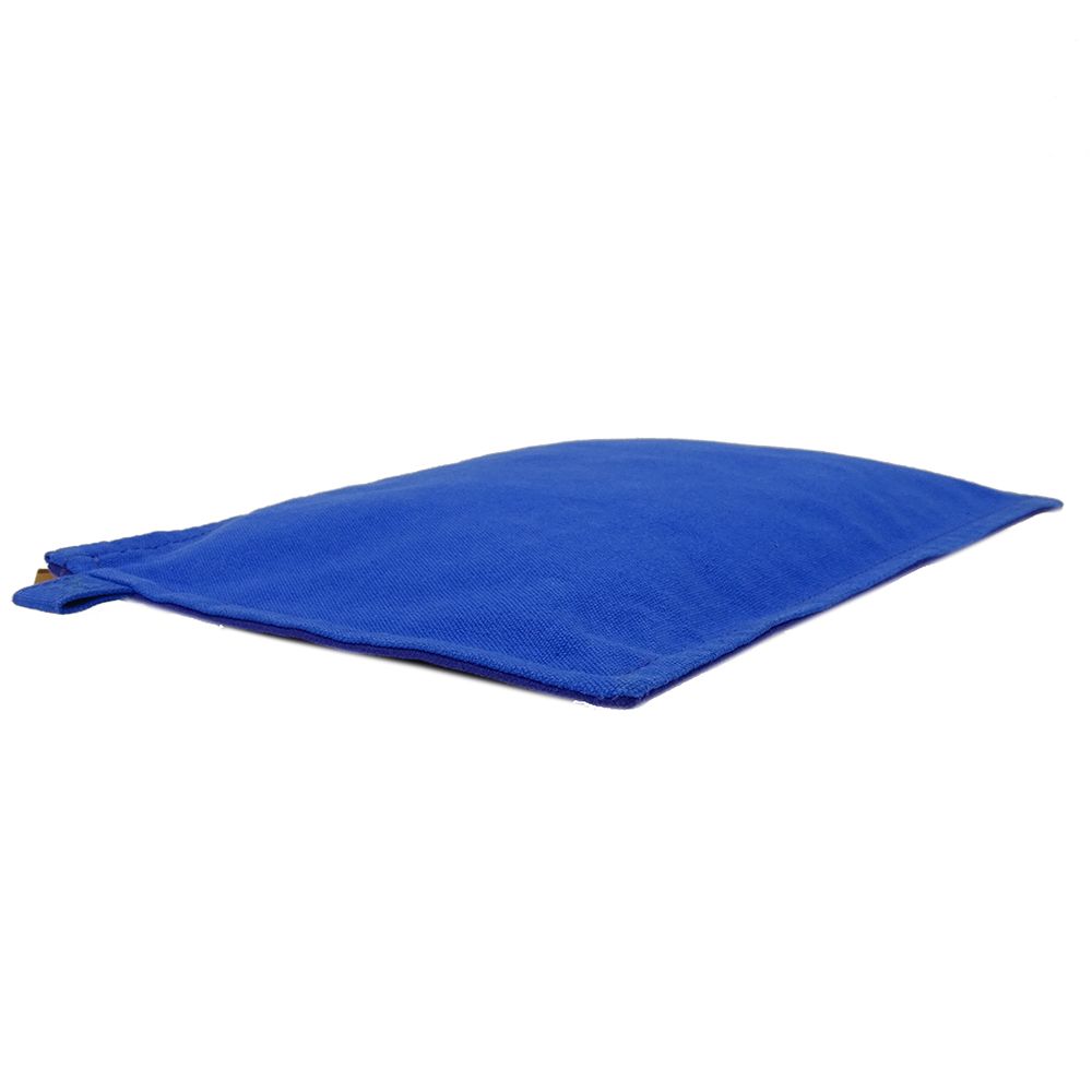 Hermes Pouch Bora Clutch Canvas Blue Purple Going — view 4