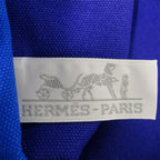 Hermes Pouch Bora Clutch Canvas Blue Purple Going — view 6