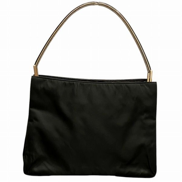 Prada Nylon Croco Shape Push Metal Handle Shoulder Bag — view 2