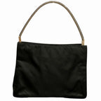 Prada Nylon Croco Shape Push Metal Handle Shoulder Bag — view 2