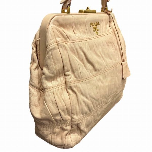 Prada Gathered Clasp Bag Handbag — view 8