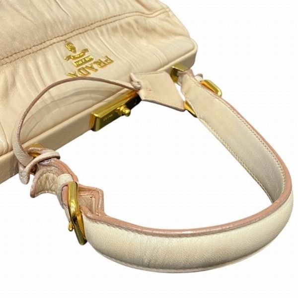 Prada Gathered Clasp Bag Handbag — view 9