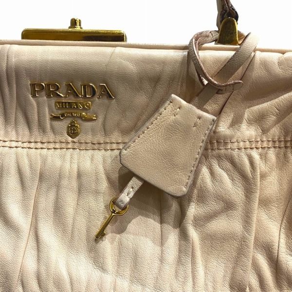 Prada Gathered Clasp Bag Handbag — view 5