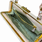 Prada Gathered Clasp Bag Handbag — view 7