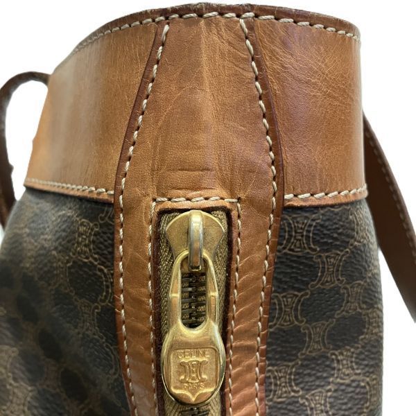 Celine Macadam Pattern Leather Tote — view 7