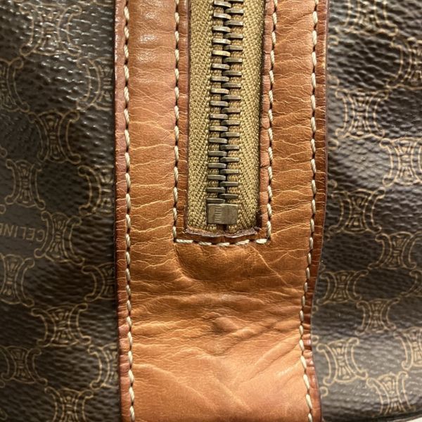 Celine Macadam Pattern Leather Tote — view 6