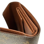 Louis Vuitton Monogram Porte Tresor Etui Chequier Trifold Wallet — view 6