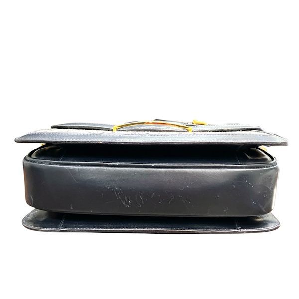 Celine Macadam Gray Leather Shoulder Bag — view 3