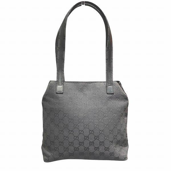 Gucci GG Black Leather Tote — view 2