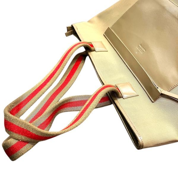 Gucci Khaki Leather Tote — view 6
