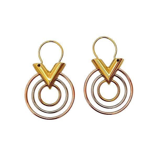 Louis Vuitton Boucle Dreille Essential Trio Earrings — view 2