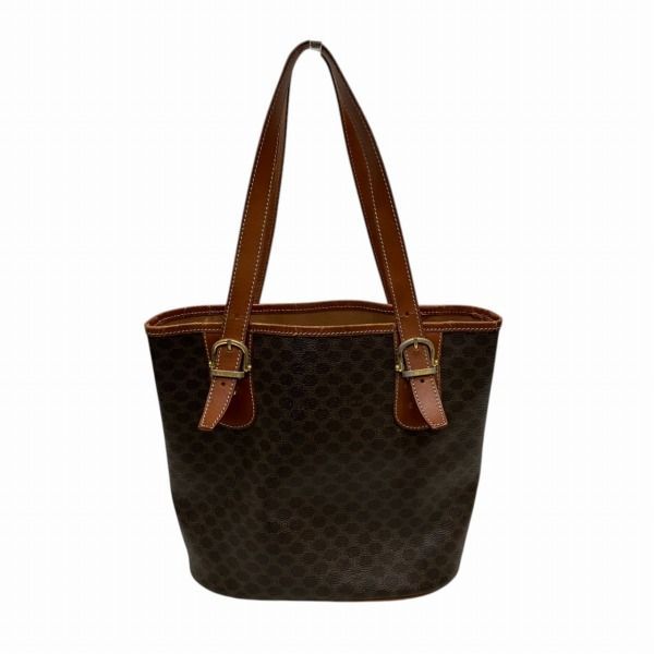 Celine Macadam Pattern Brown Tote — view 2