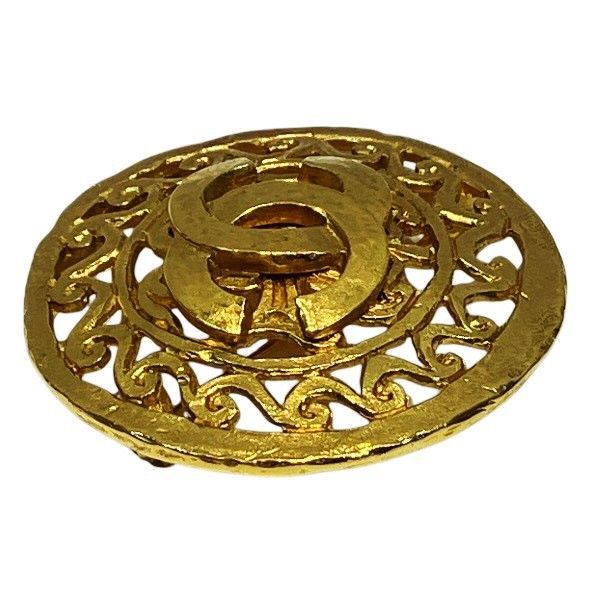 Chanel CC Logo Round Brooch — view 7