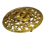 Chanel CC Logo Round Brooch — view 8