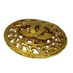 Chanel CC Logo Round Brooch — view 6