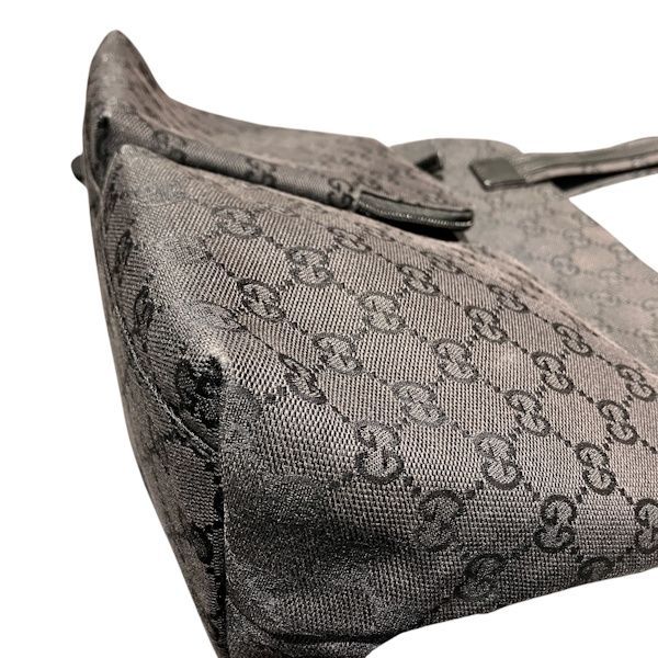 Gucci GG Black Leather Tote — view 7