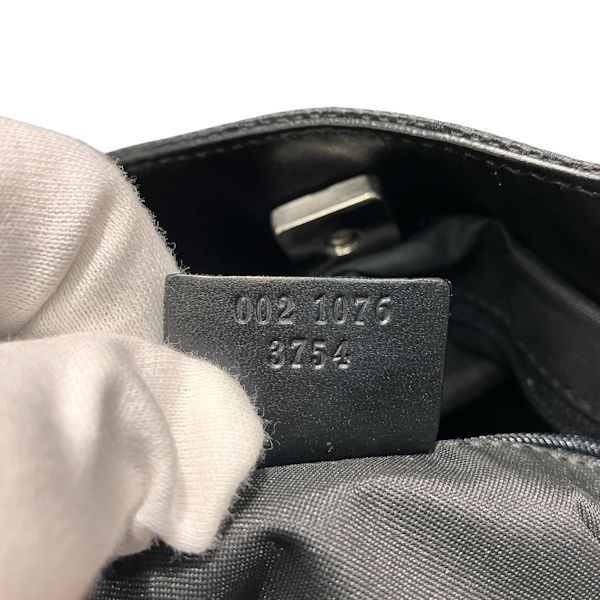 Gucci GG Black Leather Tote — view 9